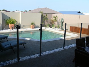 Protector Aluminium glass pool fence